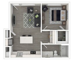 1 Bedroom 29497-678 floor plan